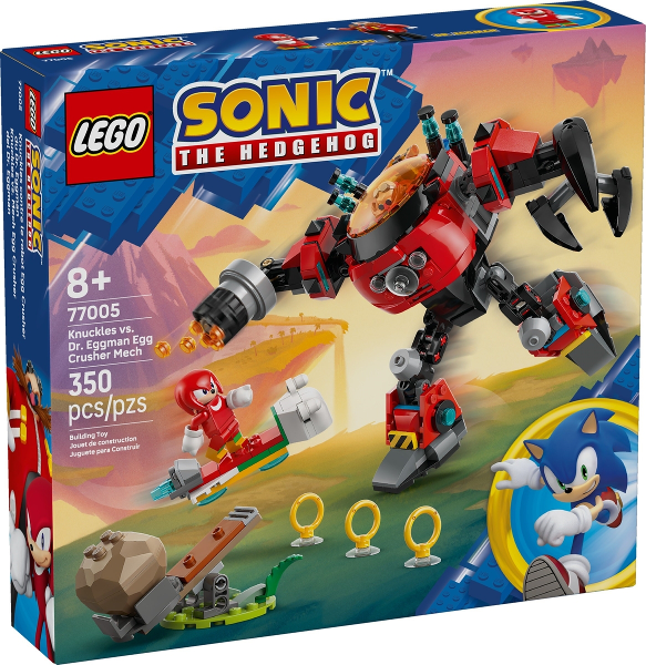 77005 Knuckles vs. Dr. Eggman Egg Crusher Mech (Retired) LEGO Sonic product image 2, provided for visual reference and
