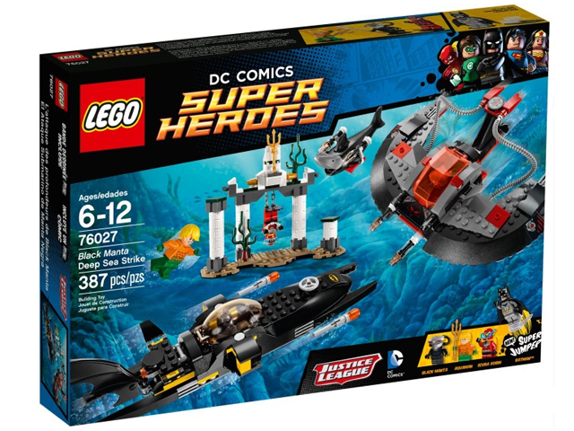 76027 Black Manta Deep Sea Strike (Retired) LEGO Super Heroes product image 1, provided for visual reference and product