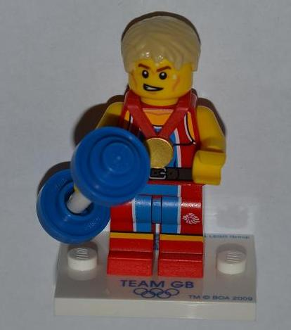Wondrous Weightlifter - Team Great Britain Series Collectible Minifigure (coltgb-7) product image 2, provided for visual