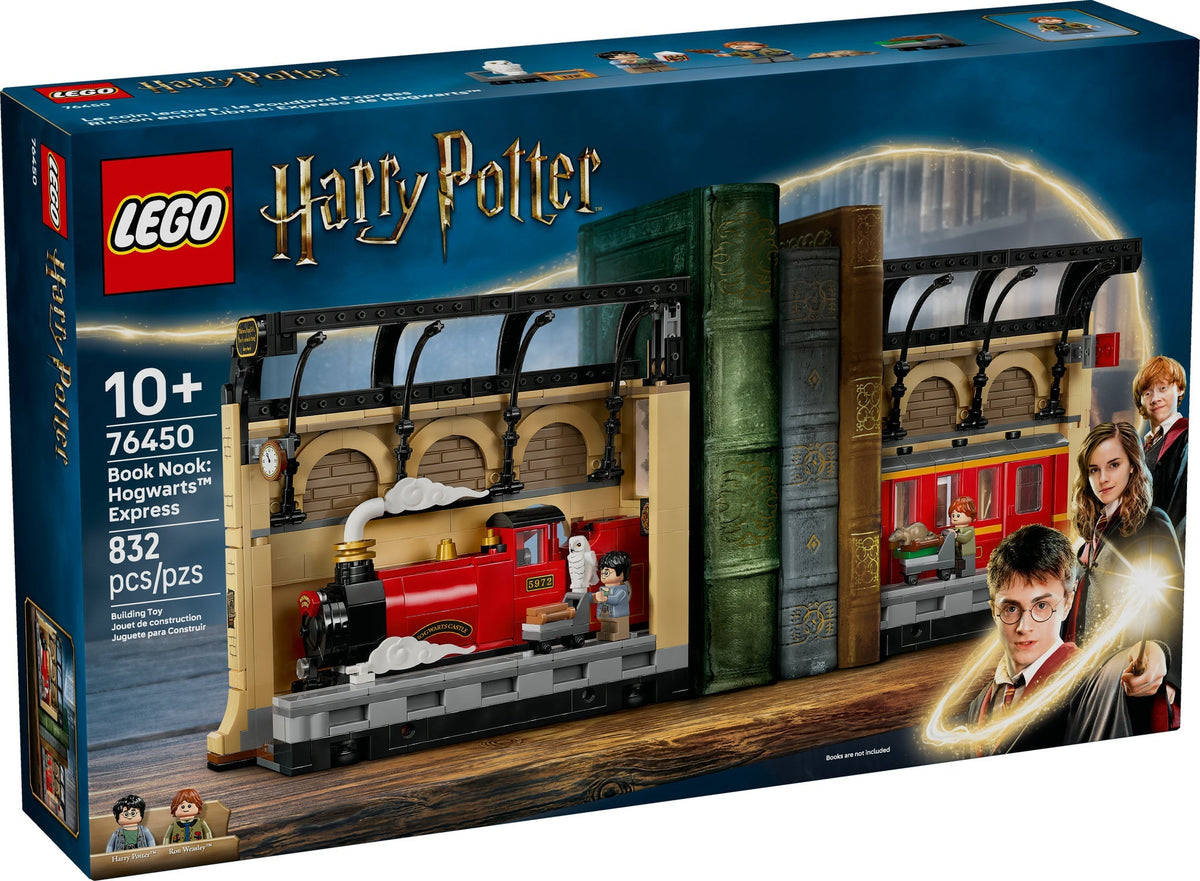 76450 Book Nook: Hogwarts Express (Retired) LEGO Harry Potter product image 1, provided for visual reference and product