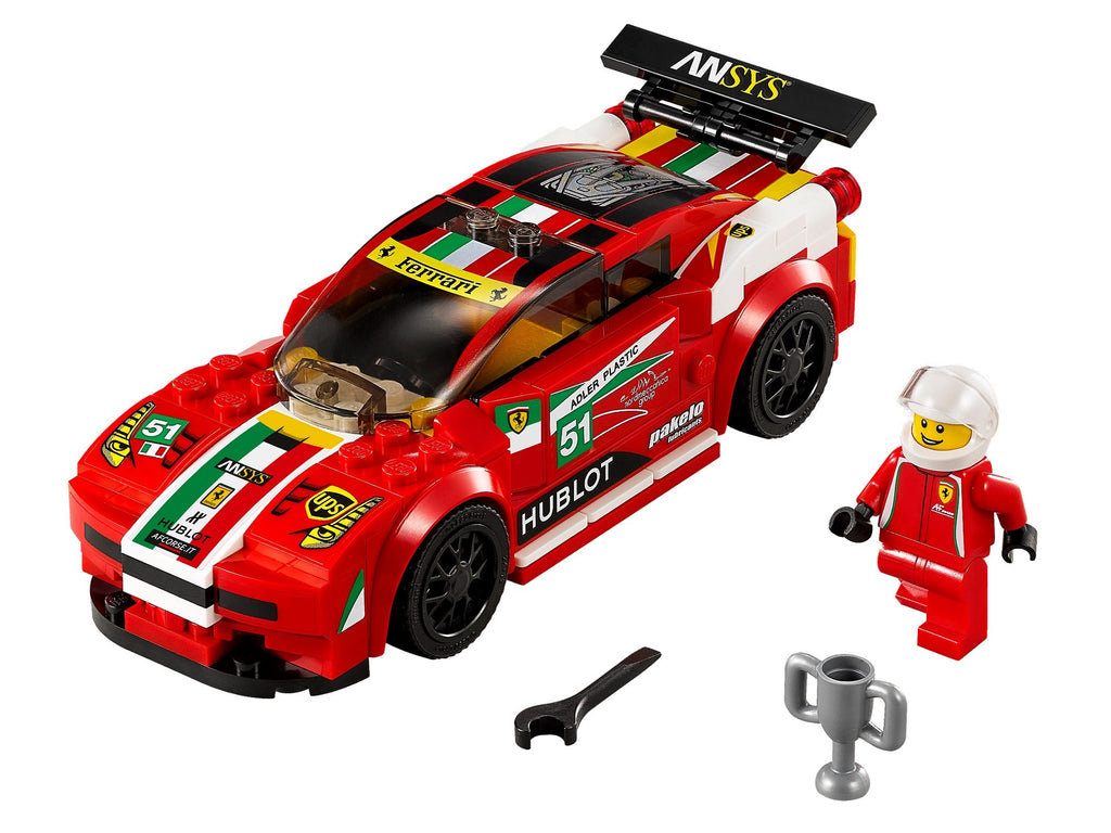 75908 458 Italia GT2 (Retired) LEGO Speed Champions product image 2, provided for visual reference and product detail review