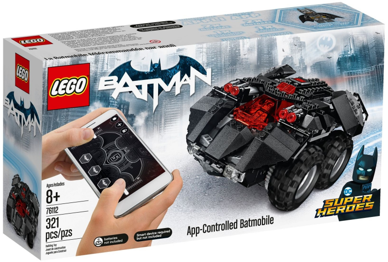 76112 App-Controlled Batmobile (Retired) LEGO Super Heroes product image 1, provided for visual reference and product detail