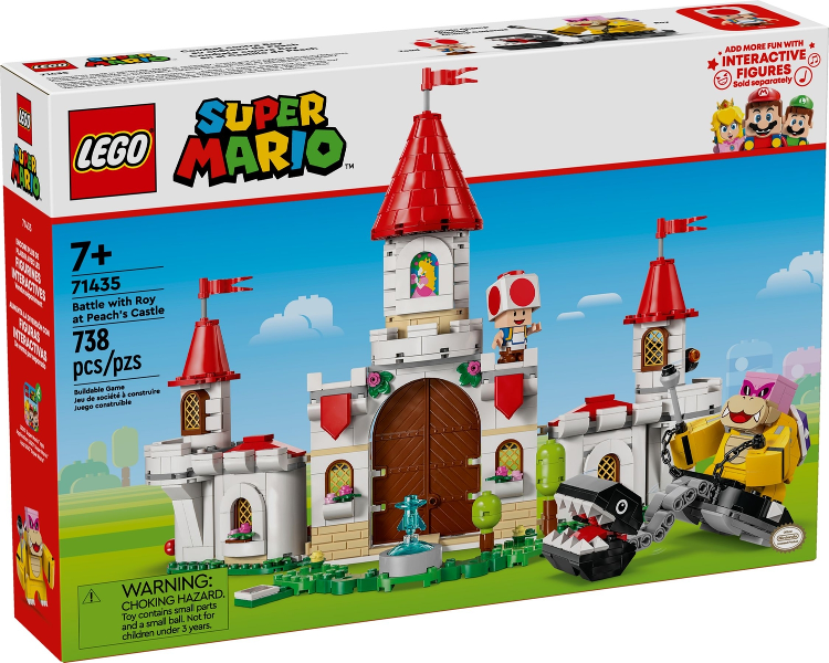 71435 Battle with Roy at Peach's Castle - Expansion Set (Retired) LEGO Super Mario product image 1, provided for visual