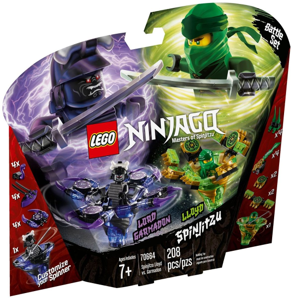 70664 Spinjitzu Lloyd vs. Garmadon (Retired) LEGO Ninjago product image 1, provided for visual reference and product detail