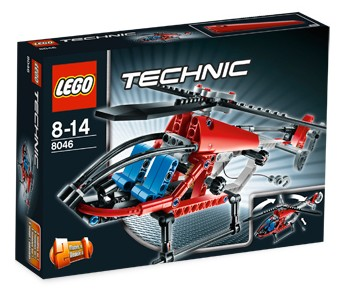 8046 Helicopter (Retired) LEGO TECHNIC product image 1, provided for visual reference and product detail review