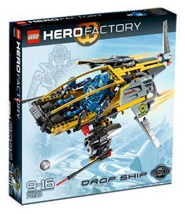 7160 Drop Ship (Retired) LEGO HERO Factory product image 1, provided for visual reference and product detail review