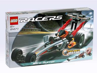 8471 Nitro Burner (Retired) LEGO Racers product image 1, provided for visual reference and product detail review