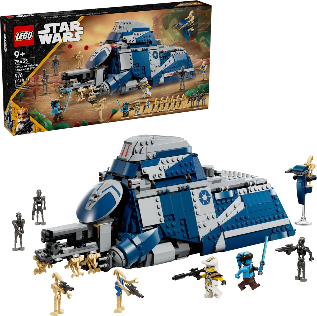 75435 Battle of Felucia Separatist MTT (Retired) LEGO Star Wars product image 2, provided for visual reference and product