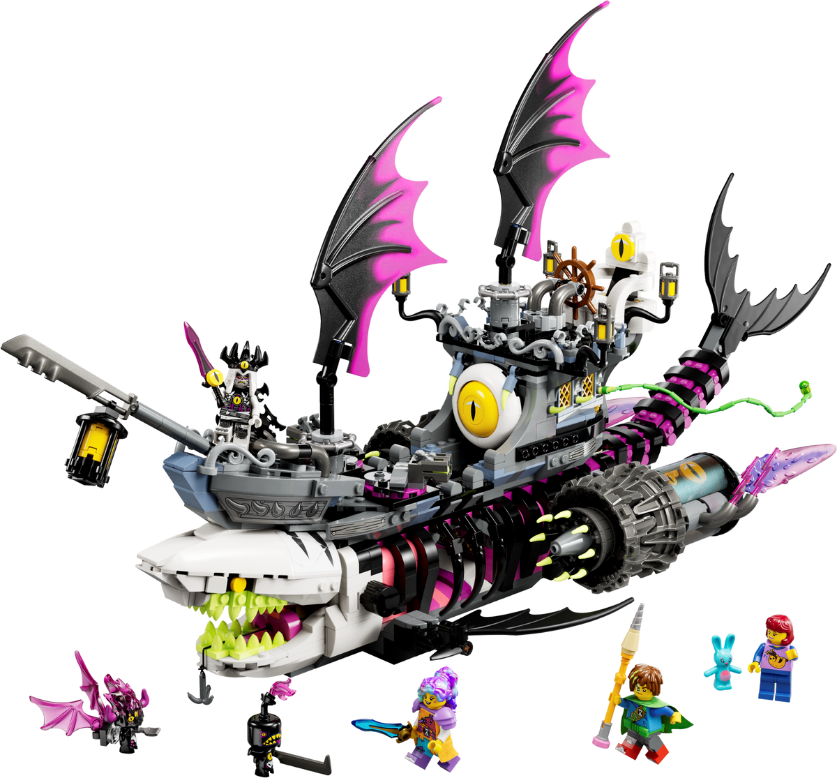 71469 Nightmare Shark Ship (Retired) LEGO Dreamzzz product image 2, provided for visual reference and product detail review