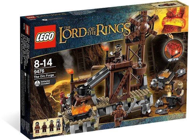 9476 The Orc Forge (Retired) LEGO The Lord of the Rings product image 1, provided for visual reference and product detail