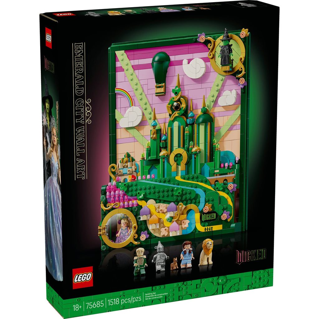 75685 Emerald City Wall Art (Retired) LEGO Wicked product image 1, provided for visual reference and product detail review