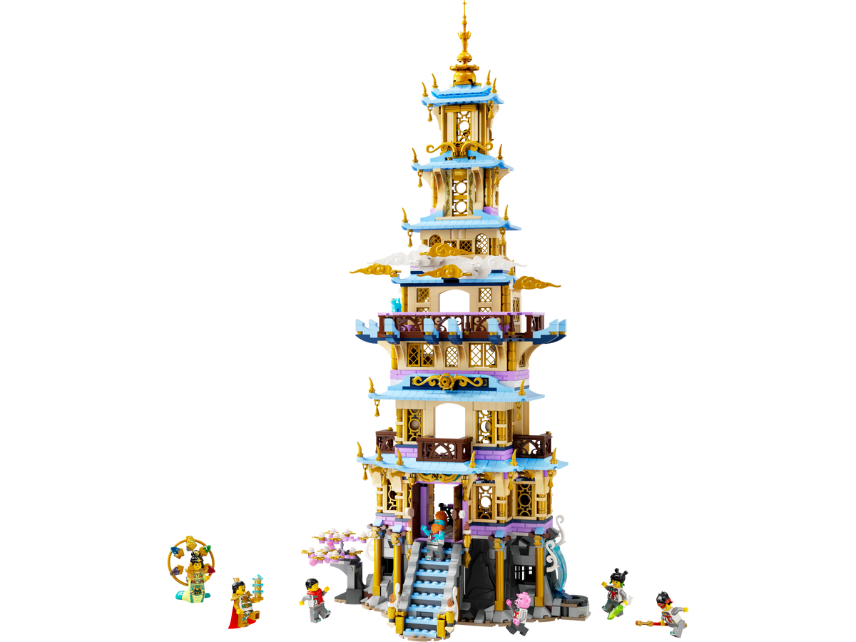 80058 Celestial Pagoda (Retired) LEGO Monkie Kid product image 2, provided for visual reference and product detail review