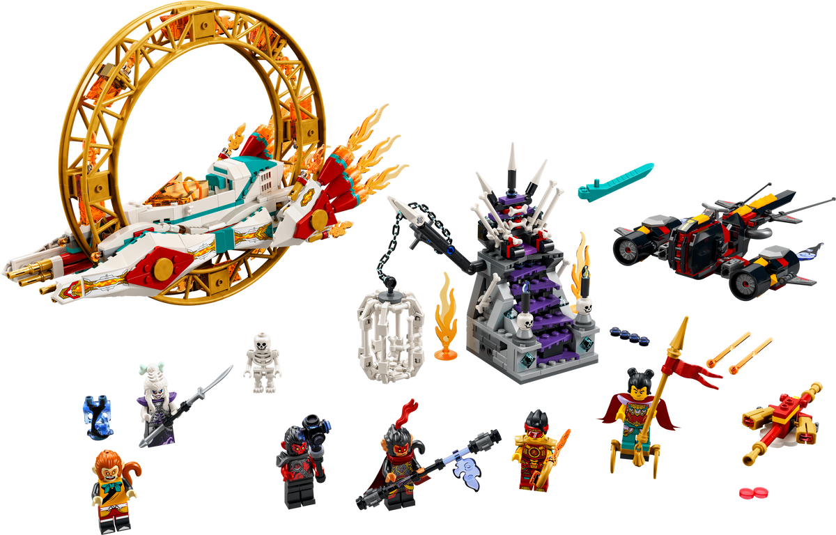 80034 Nezha's Fire Ring (Retired) LEGO Monkie Kid product image 2, provided for visual reference and product detail review