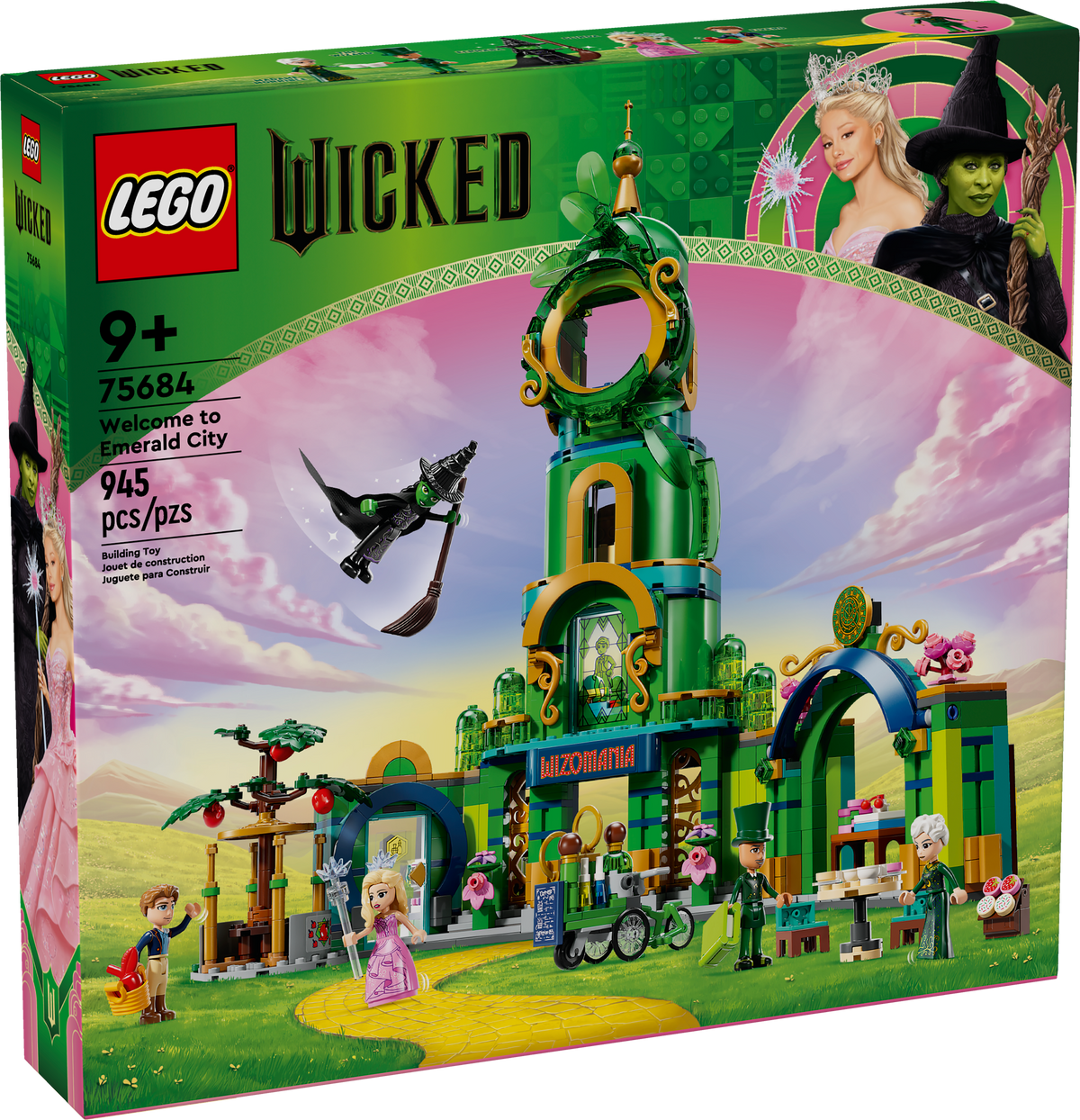 75684 Welcome to Emerald City (Retired) LEGO Wicked product image 1, provided for visual reference and product detail review