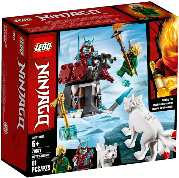 70671 Lloyd's Journey (Retired) LEGO Ninjago product image 1, provided for visual reference and product detail review