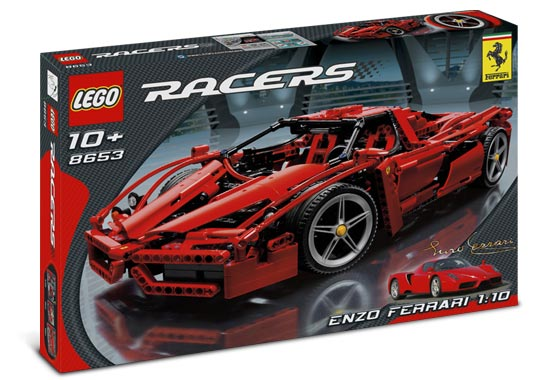 8653 Enzo Ferrari 1:10 (Retired) LEGO Racers product image 1, provided for visual reference and product detail review