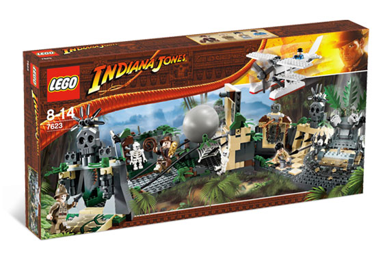 7623 Temple Escape (Retired) LEGO Indiana Jones product image 1, provided for visual reference and product detail review