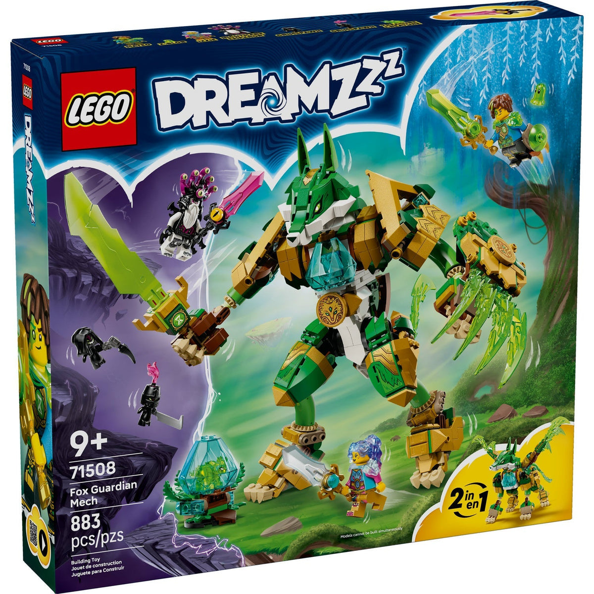71508 Fox Guardian Mech (Retired) LEGO Dreamzzz product image 1, provided for visual reference and product detail review