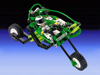 8255 Rescue Bike (Retired) LEGO TECHNIC product image 2, provided for visual reference and product detail review