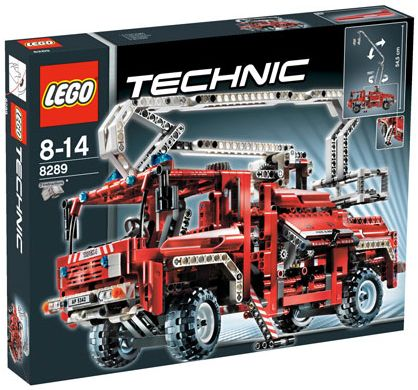 8289 Fire Truck (Retired) LEGO TECHNIC product image 1, provided for visual reference and product detail review