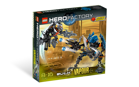 7179 Bulk and Vapour (Retired) LEGO HERO Factory product image 1, provided for visual reference and product detail review