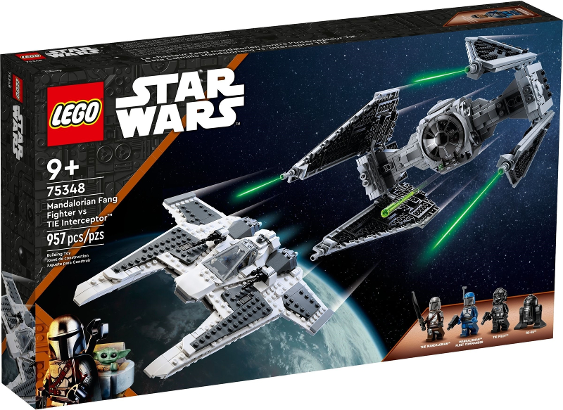 75348 Mandalorian Fang Fighter vs. TIE Interceptor (Retired) LEGO Star Wars product image 1, provided for visual reference