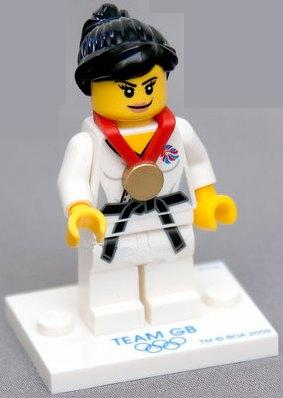 Judo Fighter - Team Great Britain Series Collectible Minifigure (coltgb-4) product image 2, provided for visual reference