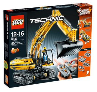 8043 Motorized Excavator (Retired) LEGO TECHNIC product image 1, provided for visual reference and product detail review