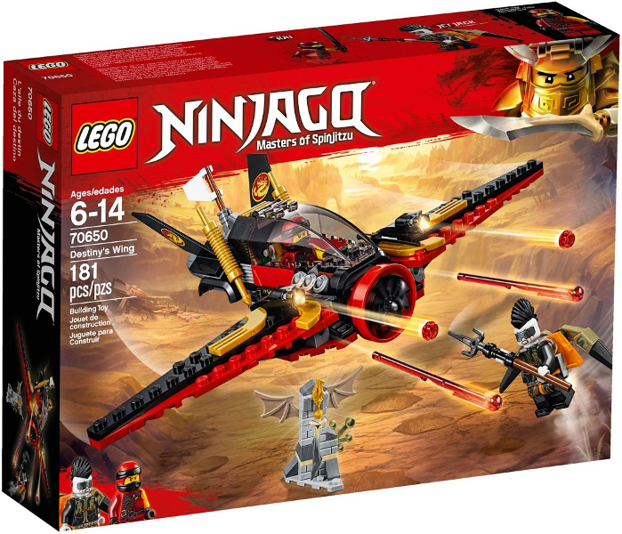 70650 Destiny's Wing (Retired) LEGO Ninjago product image 1, provided for visual reference and product detail review