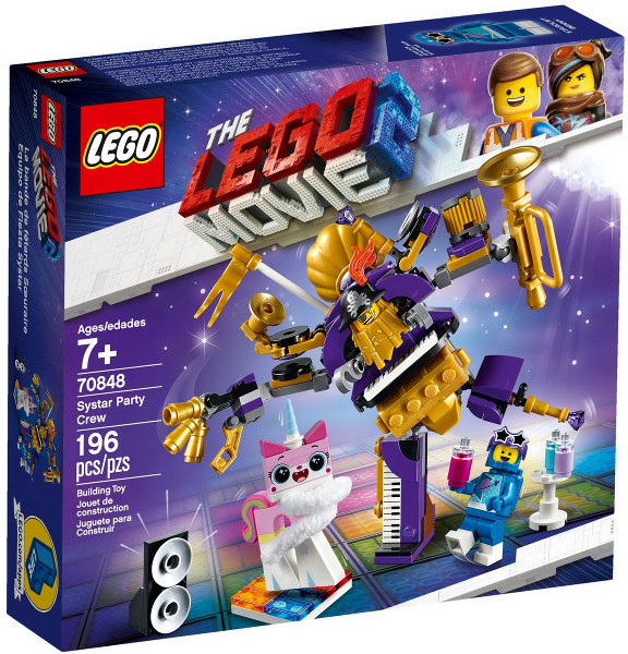 70848 Systar Party Crew (Retired) LEGO The LEGO Movie 2 product image 1, provided for visual reference and product detail