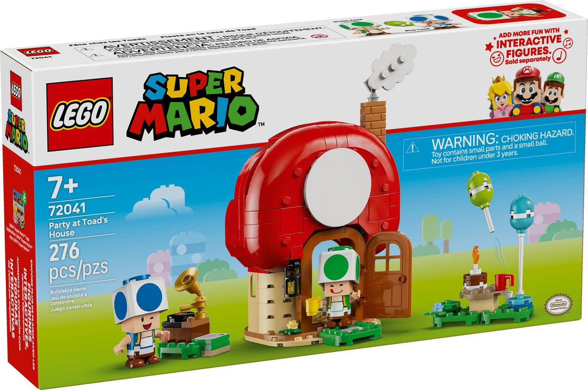 72041 Party at Toad's House - Expansion Set (Retired) LEGO Super Mario product image 1, provided for visual reference and