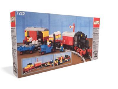 7722 Steam Cargo Train, battery (Retired) LEGO Trains product image 1, provided for visual reference and product detail