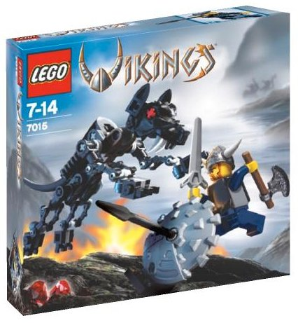 7015 Viking Warrior Challenges the Fenris Wolf (Retired) LEGO Vikings product image 1, provided for visual reference and