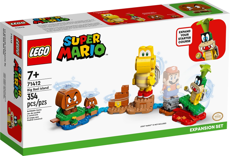 71412 Big Bad Island - Expansion Set (Retired) LEGO Super Mario product image 1, provided for visual reference and product