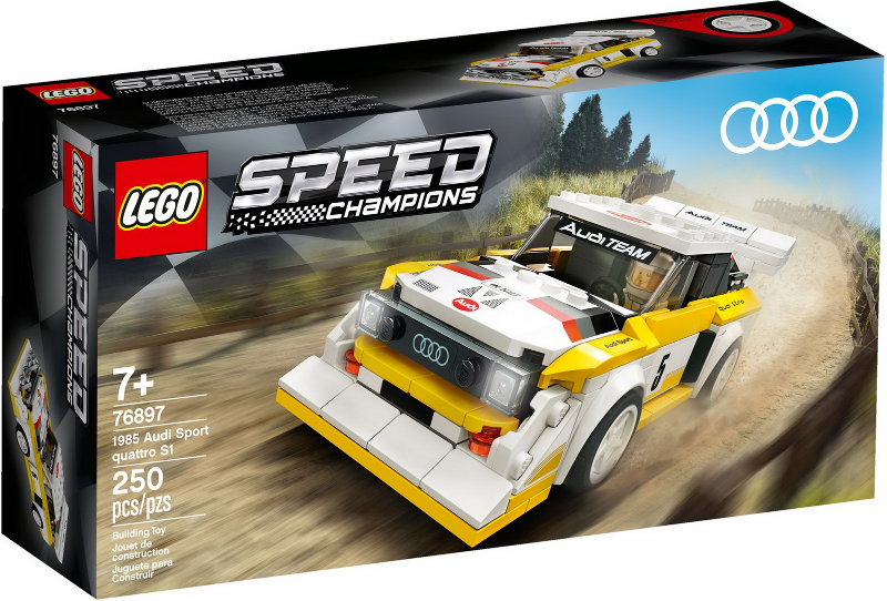 76897 1985 Audi Sport Quattro S1 (Retired) LEGO Speed Champions product image 1, provided for visual reference and product