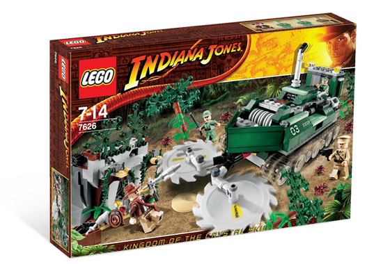 7626 Jungle Cutter (Retired) LEGO Indiana Jones product image 1, provided for visual reference and product detail review