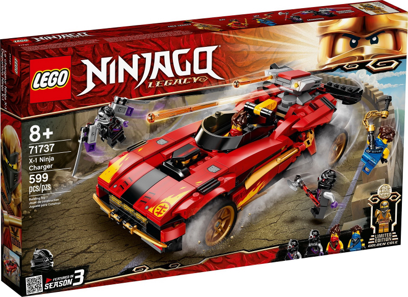 71737 X-1 Ninja Charger (Retired) LEGO Ninjago product image 1, provided for visual reference and product detail review