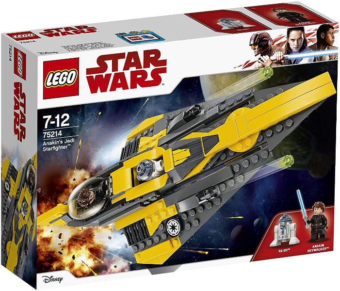 75214 Anakin's Jedi Starfighter (Retired) LEGO Star Wars product image 1, provided for visual reference and product detail
