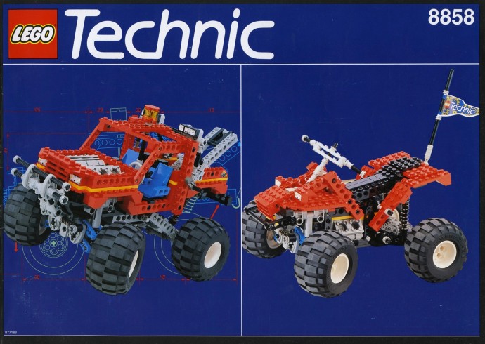 8858 Rebel Wrecker (Certified) LEGO TECHNIC product image 1, provided for visual reference and product detail review