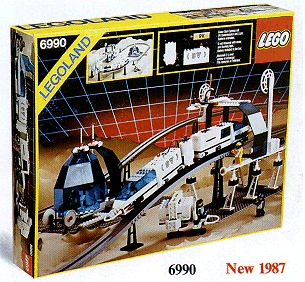 6990 Futuron Monorail Transport System (Retired) LEGO Space product image 1, provided for visual reference and product