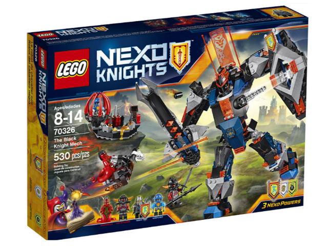70326 The Black Knight Mech (Retired) LEGO Nexo Knights product image 1, provided for visual reference and product detail