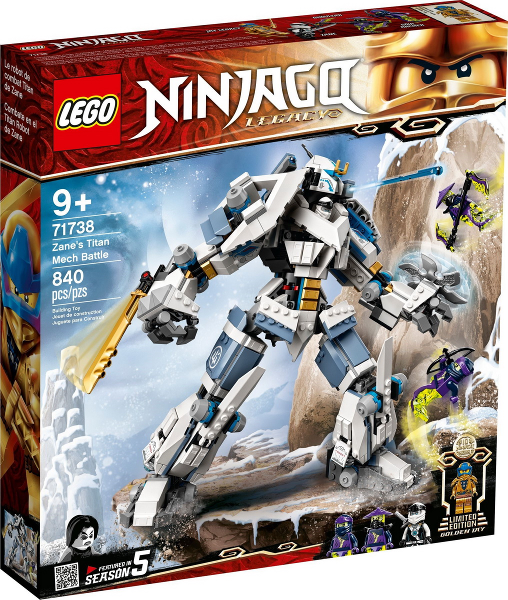 71738 Zane's Titan Mech Battle (Retired) LEGO Ninjago product image 1, provided for visual reference and product detail