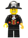 Pirate Captain, Black Vest (col281) product image 1, provided for visual reference and product detail review