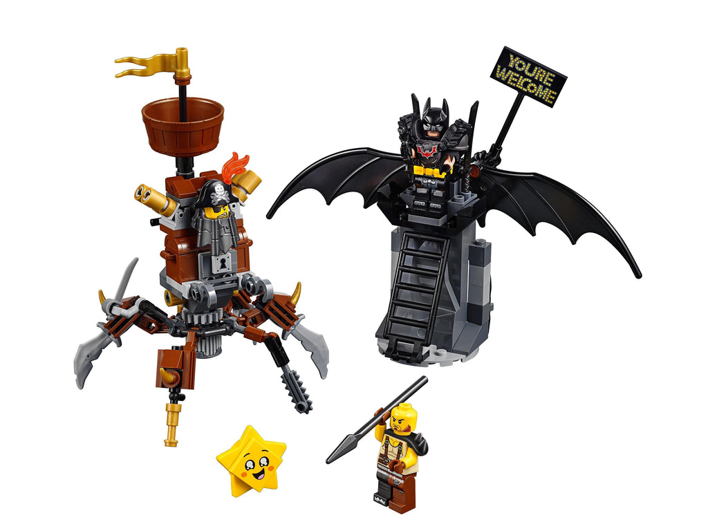 70836 Battle-Ready Batman and MetalBeard (Retired) LEGO The LEGO Movie 2 product image 2, provided for visual reference and