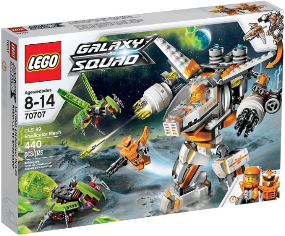70707 CLS-89 Eradicator Mech (Retired) LEGO Space product image 1, provided for visual reference and product detail review