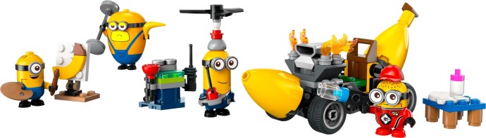 75580 Minions and Banana Car (Retired) LEGO Despicable Me product image 3, provided for visual reference and product detail