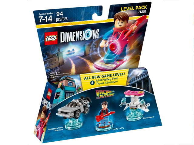 71201 Level Pack - Back to the Future (Retired) LEGO Dimensions product image 1, provided for visual reference and product