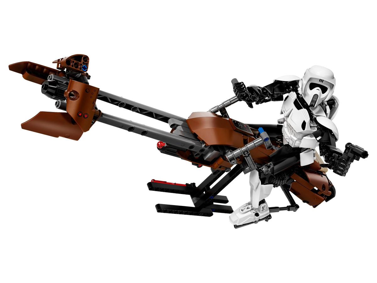 75532 Scout Trooper & Speeder Bike (Retired) LEGO Star Wars product image 2, provided for visual reference and product