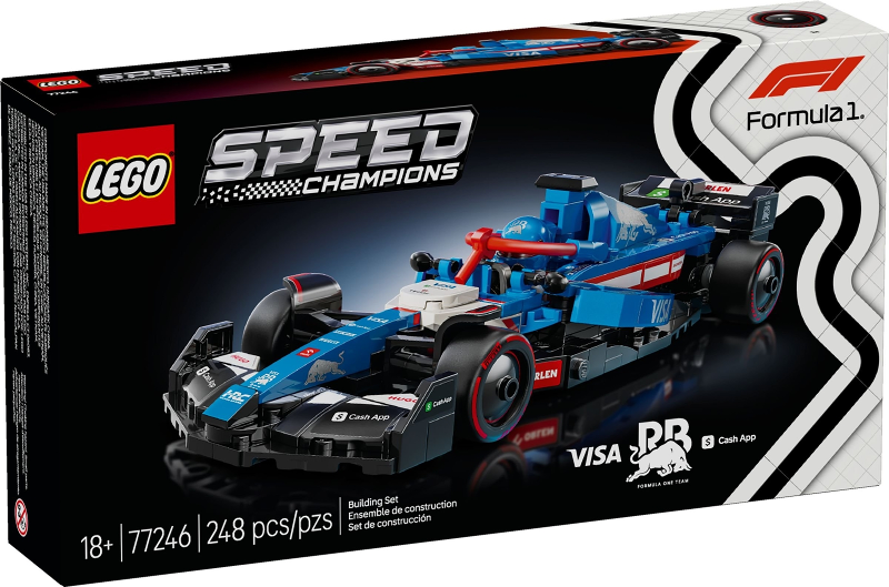 77246 Visa Cash App RB VCARB 01 (Retired) LEGO Speed Champions product image 1, provided for visual reference and product