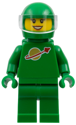 Classic Space - Green with Air Tanks and Motorcycle (Standard) Helmet with Visor (Yve) (idea008) product image 1, provided